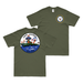 Double-Sided USS Haddo (SS-255) Gato-class Submarine T-Shirt Tactically Acquired Military Green Clean Small