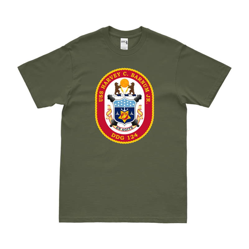 USS Harvey C. Barnum Jr. (DDG-124) Logo Emblem T-Shirt