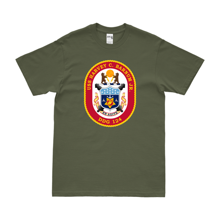 USS Harvey C. Barnum Jr. (DDG-124) Logo Emblem T-Shirt Tactically Acquired   