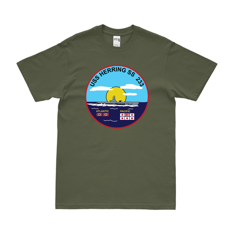 USS Herring (SS-233) Gato-class Submarine T-Shirt