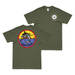 Double-Sided USS Hoe (SS-258) Gato-class Submarine T-Shirt Tactically Acquired Military Green Clean Small