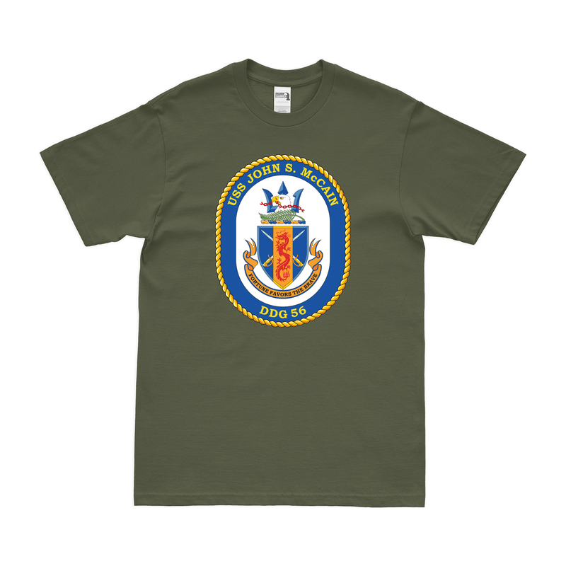 USS John S. McCain (DDG-56) Logo Emblem T-Shirt