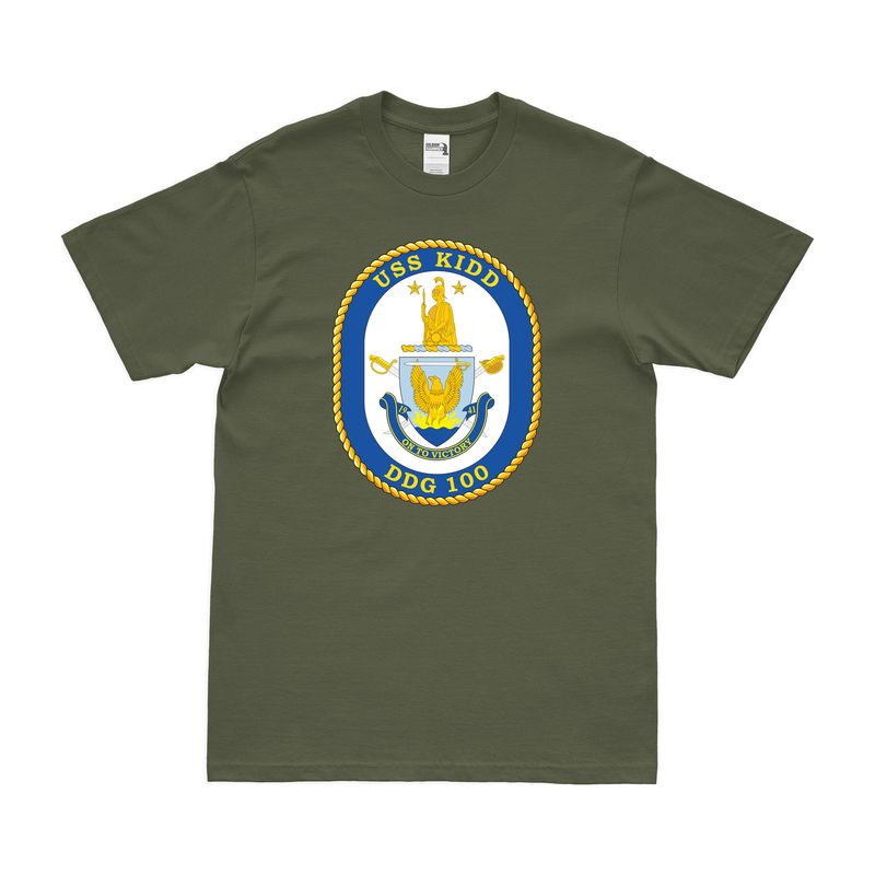USS Kidd (DDG-100) Logo Emblem T-Shirt