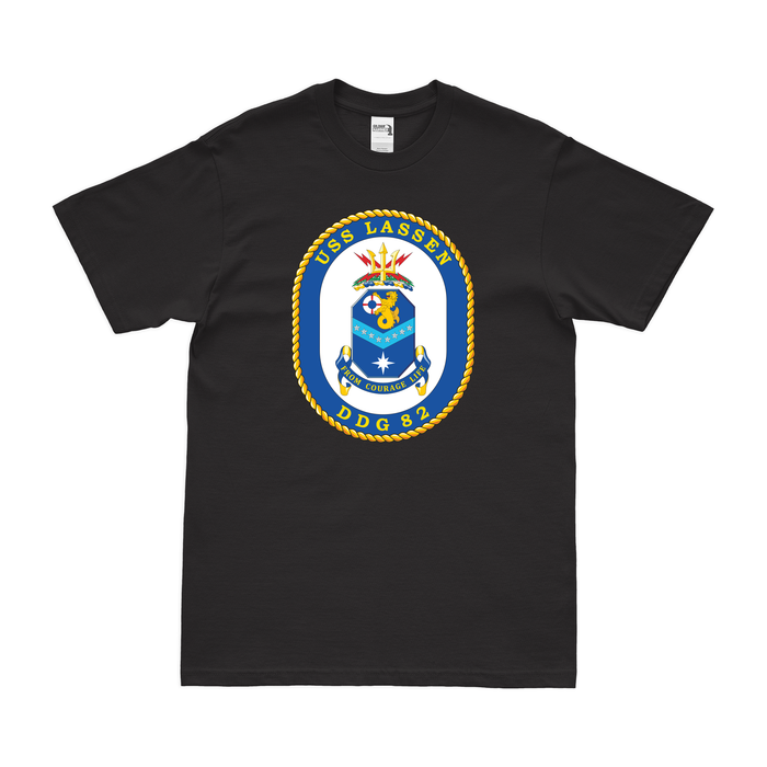 USS Lassen (DDG-82) Logo Emblem T-Shirt Tactically Acquired   