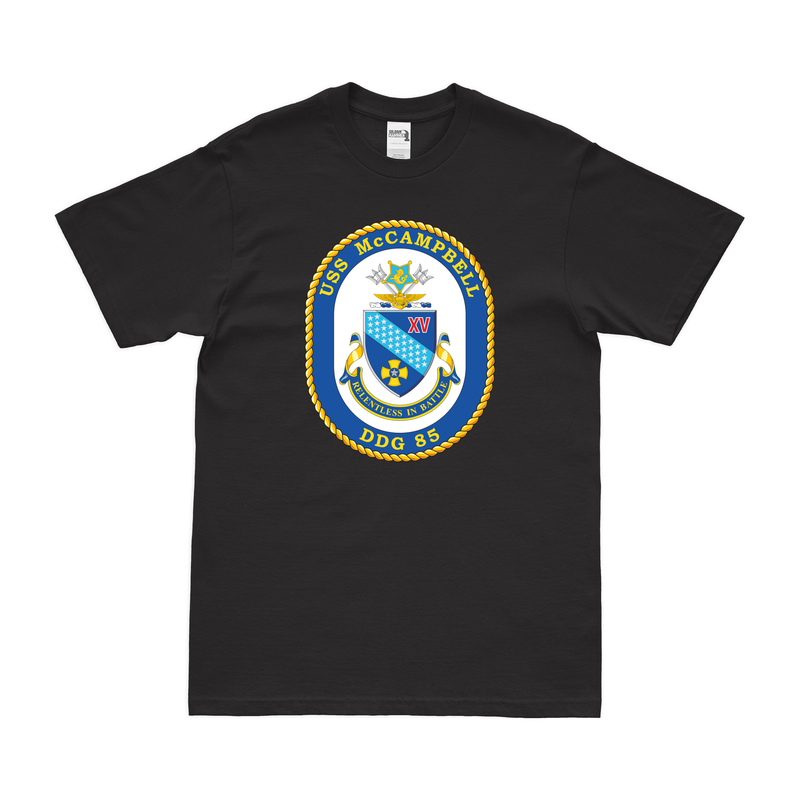 USS McCampbell (DDG-85) Logo Emblem T-Shirt