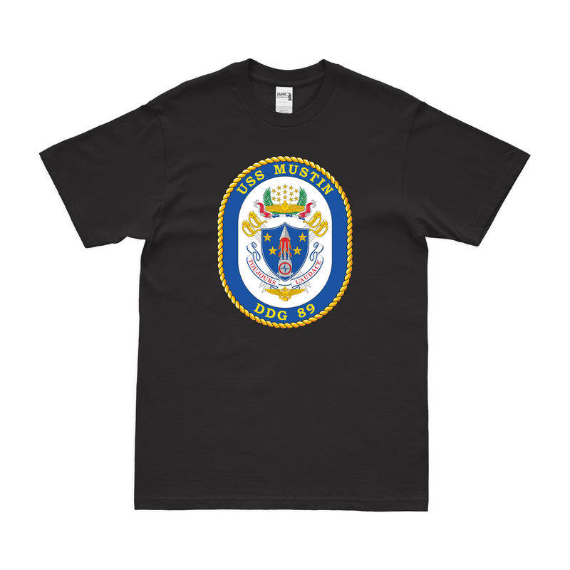 USS Mustin (DDG-89) Logo Emblem T-Shirt