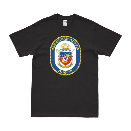 USS Oscar Austin (DDG-79) Logo Emblem T-Shirt Tactically Acquired   