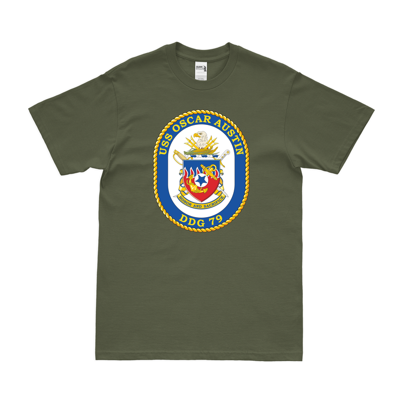 USS Oscar Austin (DDG-79) Logo Emblem T-Shirt