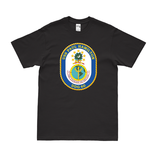 USS Paul Hamilton (DDG-60) Logo Emblem T-Shirt Tactically Acquired   