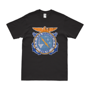 USS Randolph (CVA-15) T-Shirt Tactically Acquired Black Distressed Small