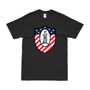 USS Ranger (CV-61) T-Shirt Tactically Acquired Black Clean Small