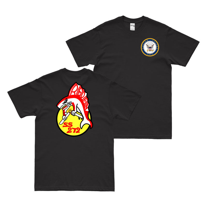 Double-Sided USS Redfin (SS-272) Gato-class Submarine T-Shirt