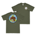 Double-Sided USS Rock (SS-274) Gato-class Submarine T-Shirt Tactically Acquired Military Green Clean Small