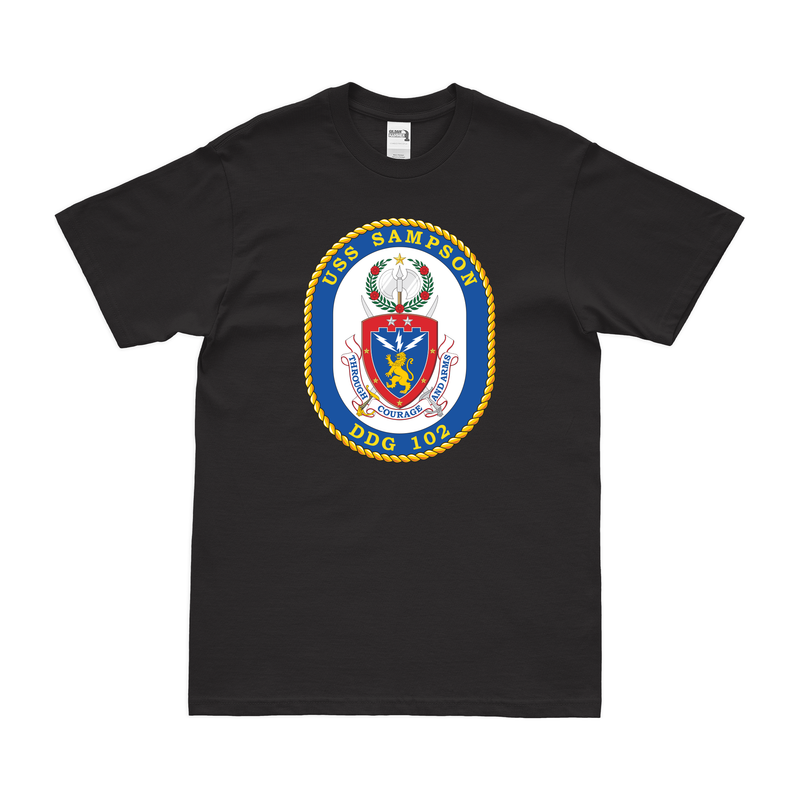 USS Sampson (DDG-102) Logo Emblem T-Shirt