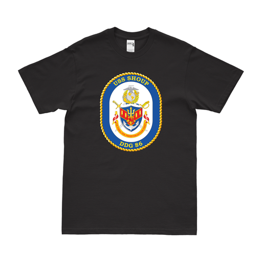 USS Shoup (DDG-86) Logo Emblem T-Shirt Tactically Acquired   