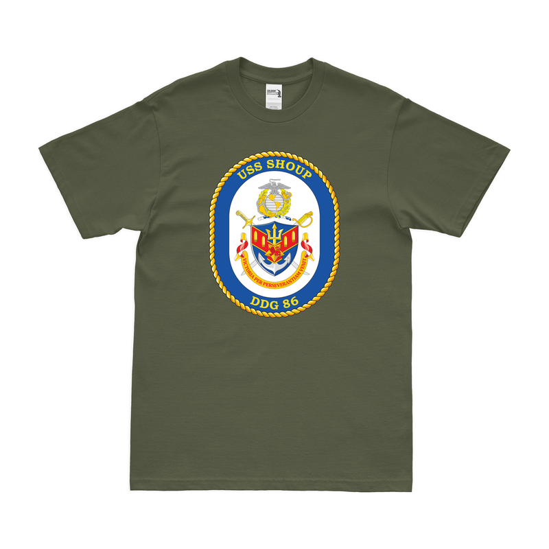 USS Shoup (DDG-86) Logo Emblem T-Shirt