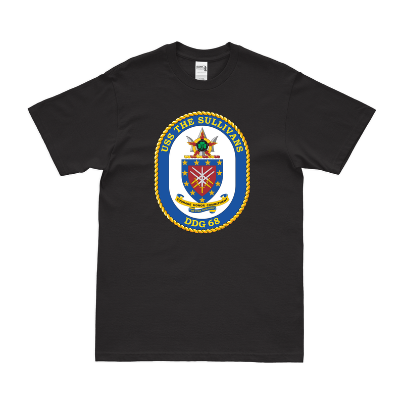 USS The Sullivans (DDG-68) Logo Emblem T-Shirt