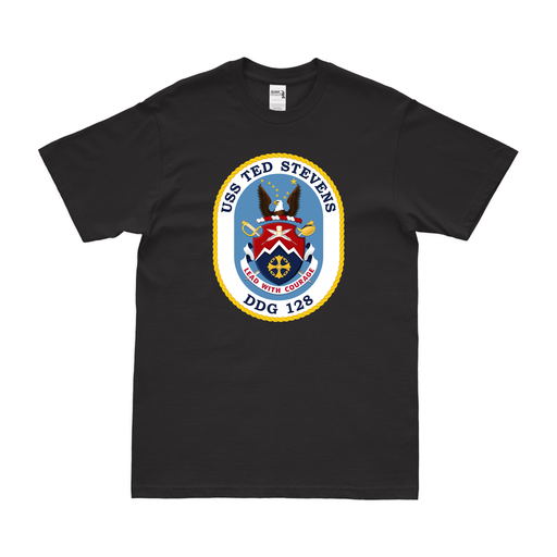 USS Ted Stevens (DDG-128) Logo Emblem T-Shirt Tactically Acquired   