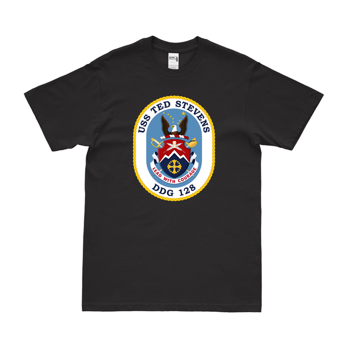 USS Ted Stevens (DDG-128) Logo Emblem T-Shirt Tactically Acquired   