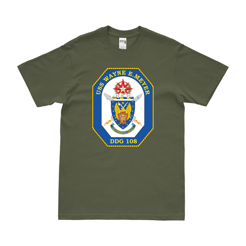 USS Wayne E. Meyer (DDG-108) Logo Emblem T-Shirt