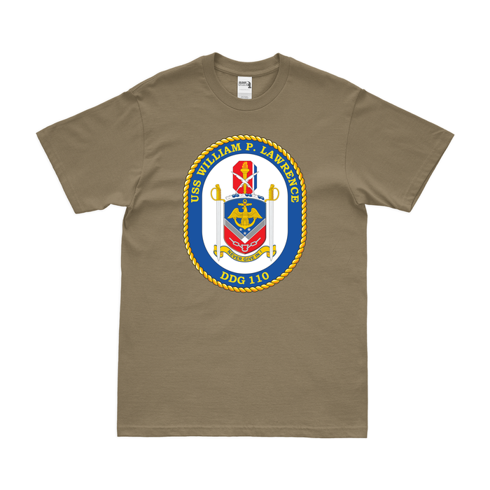 USS William P. Lawrence (DDG-110) Logo Emblem T-Shirt Tactically Acquired   