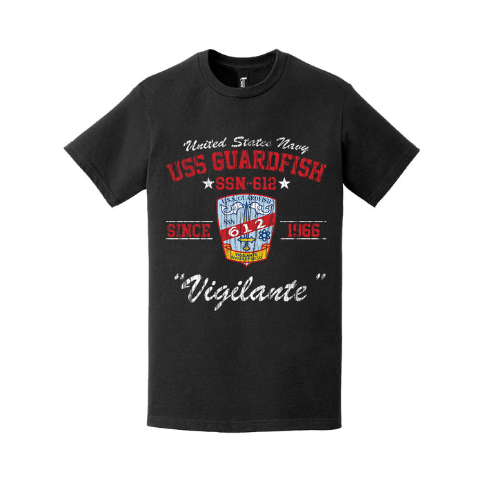 Distressed USS Guardfish (SSN-612) Since 19966 Legacy T-Shirt Tactically Acquired   