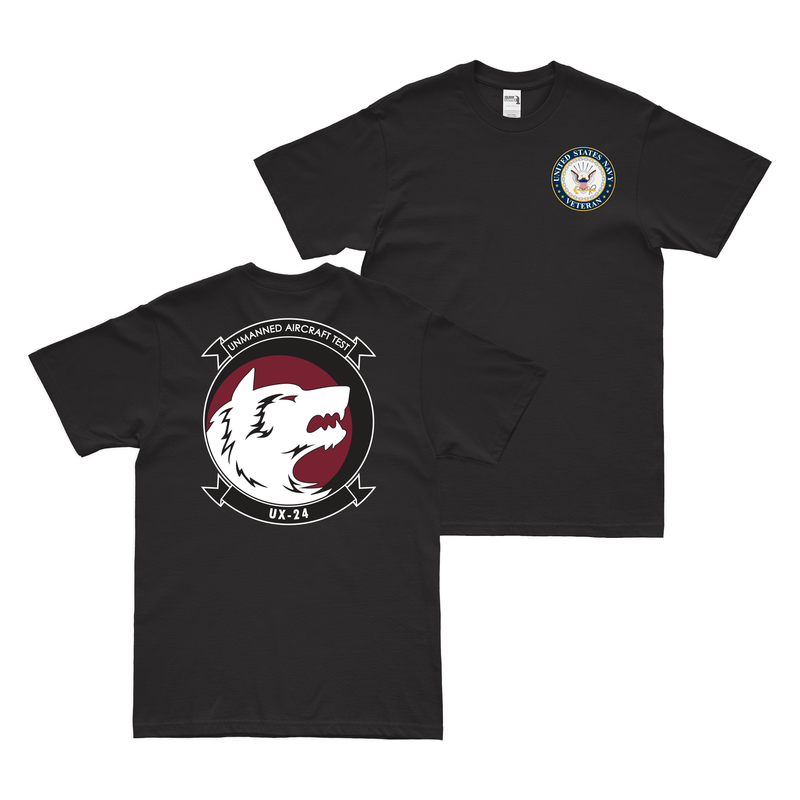 Double-Sided UX-24 U.S. Navy Veteran T-Shirt