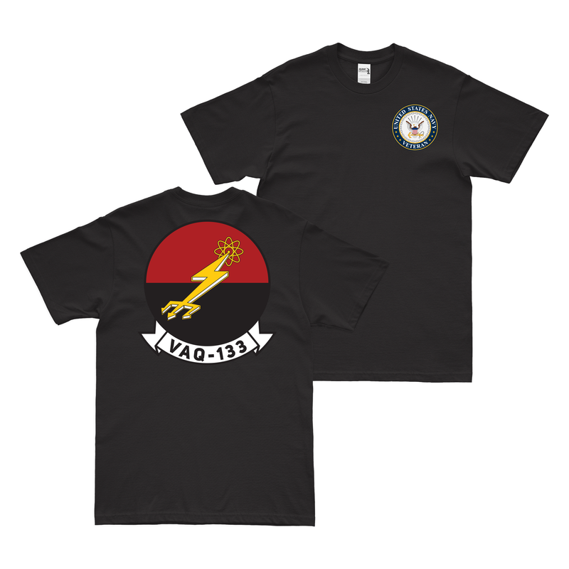 Double-Sided VAQ-133 U.S. Navy Veteran T-Shirt