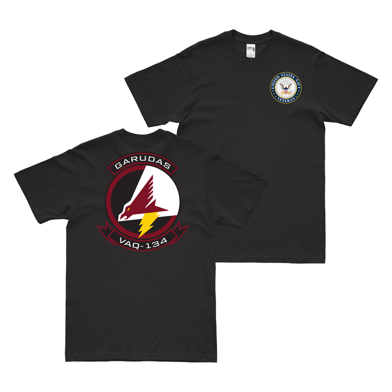 Double-Sided VAQ-134 U.S. Navy Veteran T-Shirt