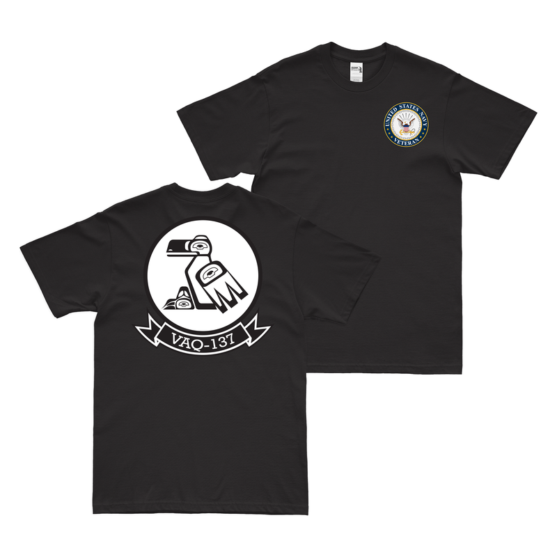 Double-Sided VAQ-137 U.S. Navy Veteran T-Shirt
