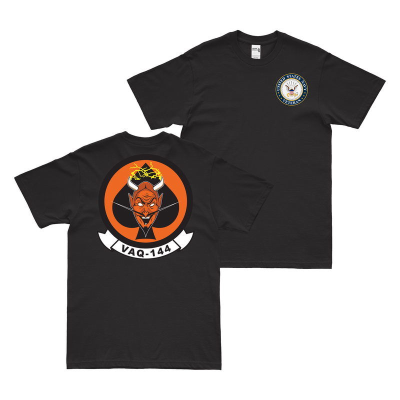 Double-Sided VAQ-144 U.S. Navy Veteran T-Shirt