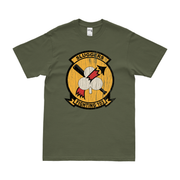 U.S. Navy Fighter Squadron 103 (VF-103) T-Shirt Tactically Acquired Military Green Distressed Small