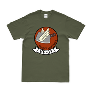 U.S. Navy Fighter Squadron 31 (VF-31) T-Shirt Tactically Acquired Military Green Clean Small