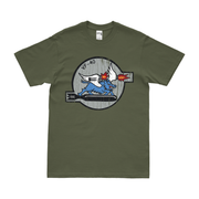 U.S. Navy Fighter Squadron 40 (VF-40) T-Shirt Tactically Acquired Military Green Distressed Small
