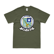 U.S. Navy Fighter Squadron 701 (VF-701) T-Shirt Tactically Acquired Military Green Distressed Small