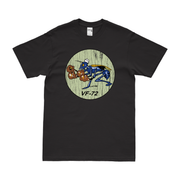 U.S. Navy Fighter Squadron 72 (VF-72) T-Shirt Tactically Acquired Black Distressed Small
