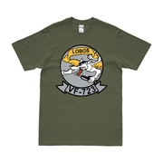 U.S. Navy Fighter Squadron 723 (VF-723) T-Shirt Tactically Acquired Military Green Clean Small