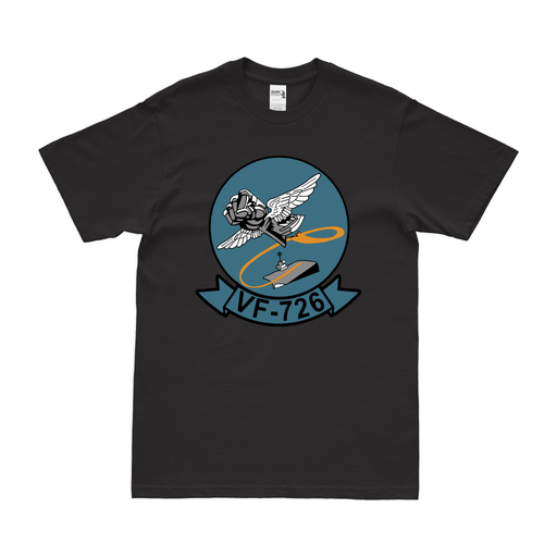 U.S. Navy Fighter Squadron 726 (VF-726) T-Shirt Tactically Acquired Black Clean Small