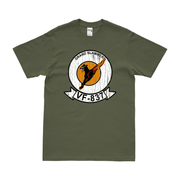 U.S. Navy Fighter Squadron 837 (VF-837) T-Shirt Tactically Acquired Military Green Distressed Small