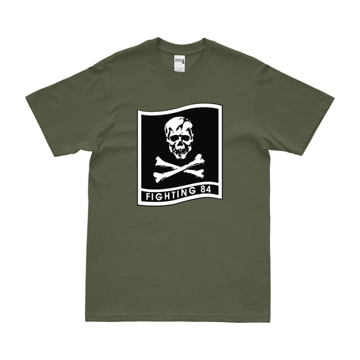 U.S. Navy Fighter Squadron 84 (VF-84) T-Shirt Tactically Acquired Military Green Clean Small