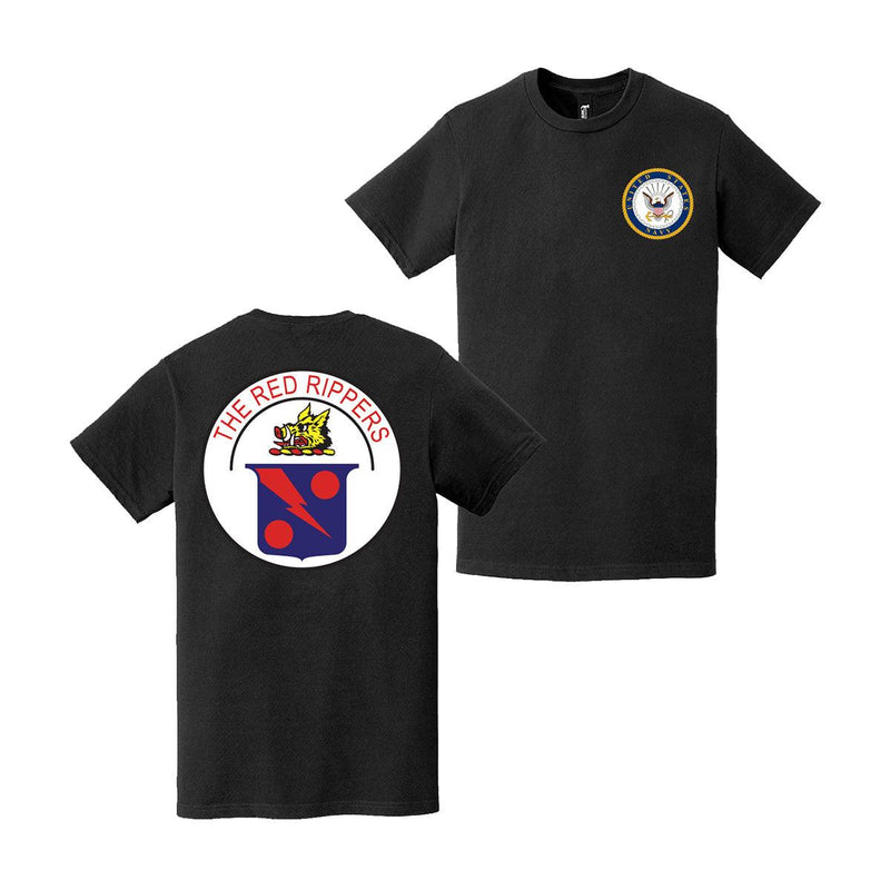 Double-Sided VFA-11 The Red Rippers U.S. Navy T-Shirt