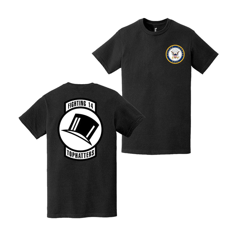 Double-Sided VFA-14 Tophatters U.S. Navy T-Shirt