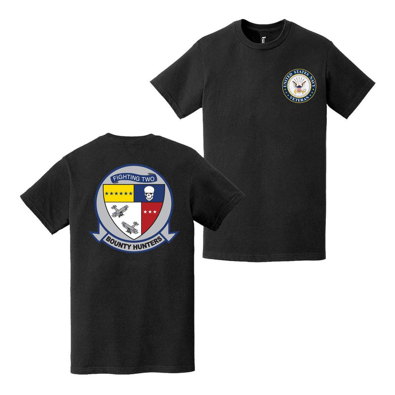 Double-Sided VFA-2 Bounty Hunters Veteran T-Shirt