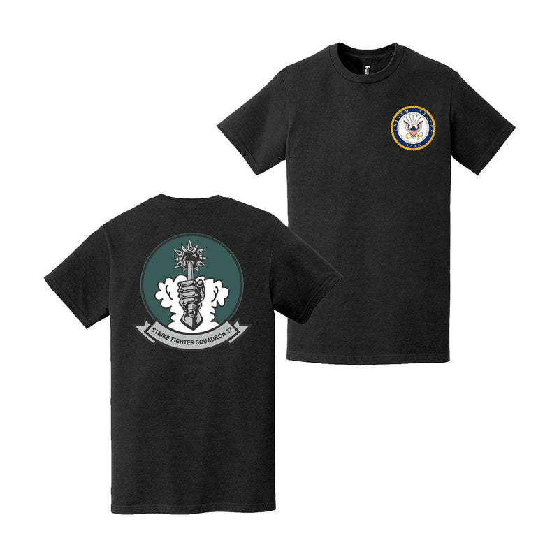 Double-Sided VFA-27 Royal Maces Logo U.S. Navy T-Shirt
