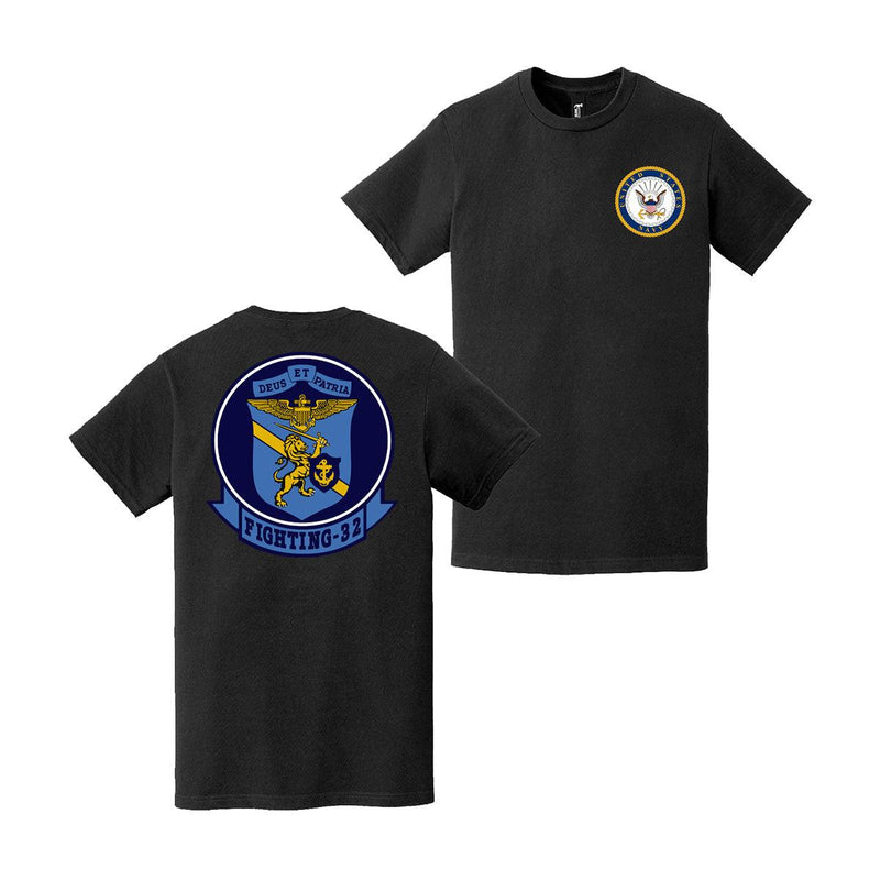 Double-Sided VFA-32 Fighting Swordsmen U.S. Navy T-Shirt