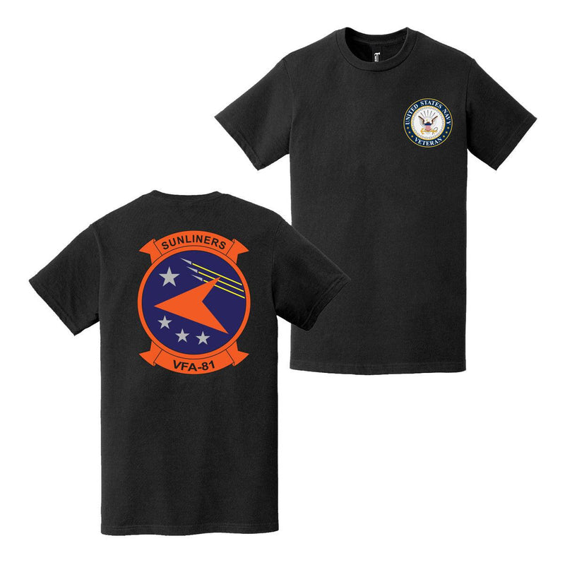 Double-Sided VFA-81 Sunliners Veteran T-Shirt