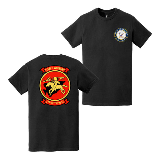 Double-Sided VFA-87 Golden Warriors Logo Veteran T-Shirt Tactically Acquired   