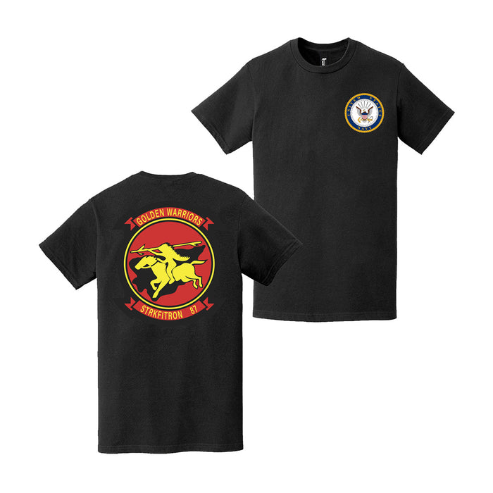 Double-Sided VFA-87 Golden Warriors U.S. Navy T-Shirt Tactically Acquired   