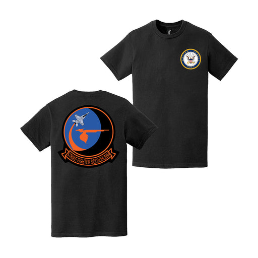 Double-Sided VFA-94 Mighty Shrikes U.S. Navy T-Shirt Tactically Acquired   