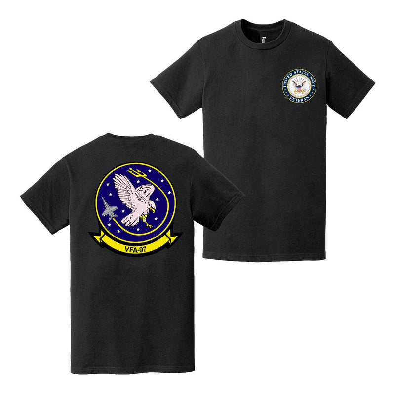 Double-Sided VFA-97 Warhawks Veteran T-Shirt